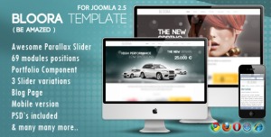 Bloora Template for Joomla